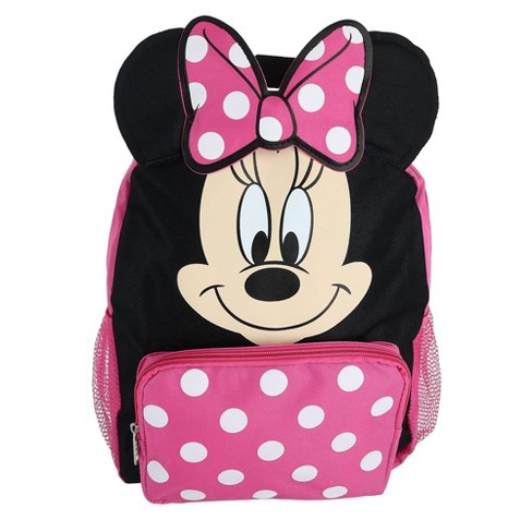 Disney Girl's 12-inch Minnie Mouse Big Face Backpack - image 1 of 3