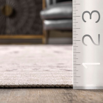 Eco-Friendly Ariana Abstract Gray Synthetic Area Rug 4' x 6'