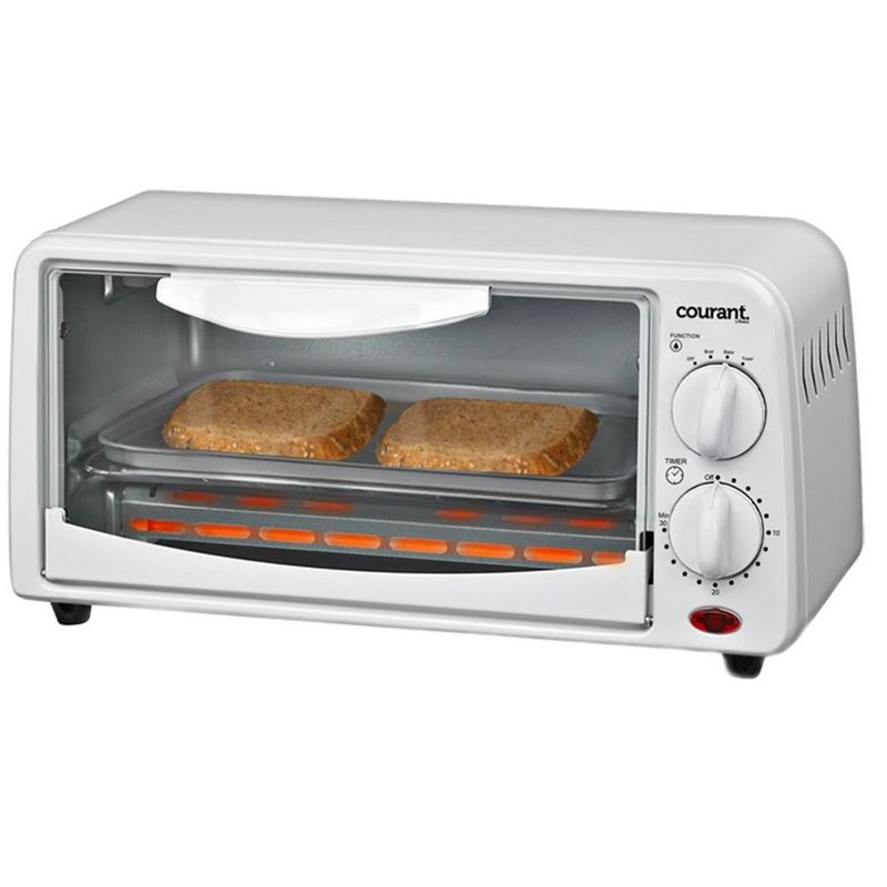 Courant Compact 2-Slice Oven with Toast, Broil & Bake Functions, 650 Watts, 3 of 5