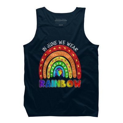Adult Design By Humans In June We Wear Rainbow Pride By Belugastore Tank Top