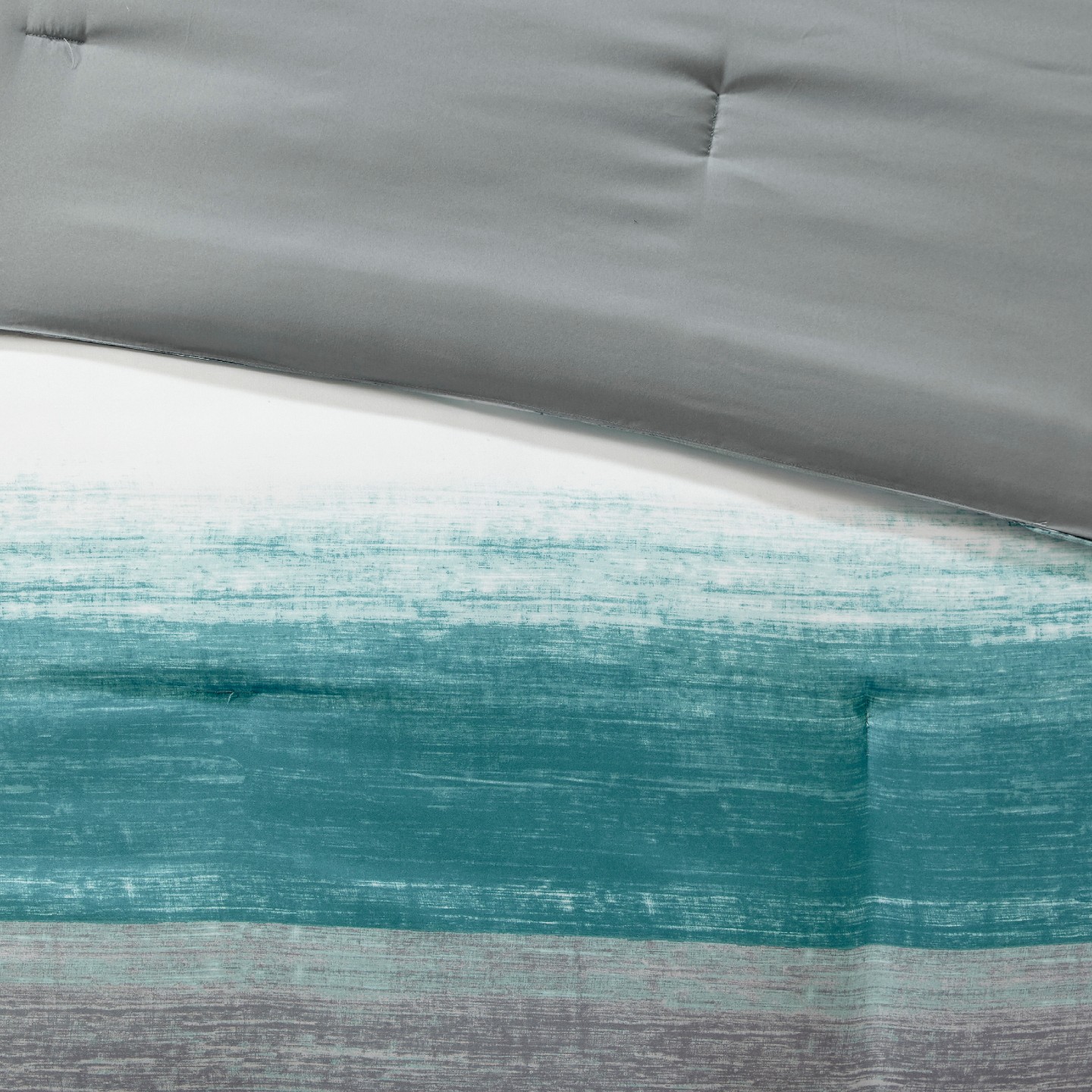 Madison Park Aqua Seth Comforter and Cotton Sheet Set (Twin) 7pc: Microfiber Bedding, Embroidered, Oeko-Tex Certified — фото 8