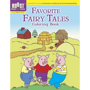 Favorite Fairy Tales Coloring Book - (Dover Classic Stories Coloring Book) by  Fran Newman-D'Amico (Paperback) - 1 of 1