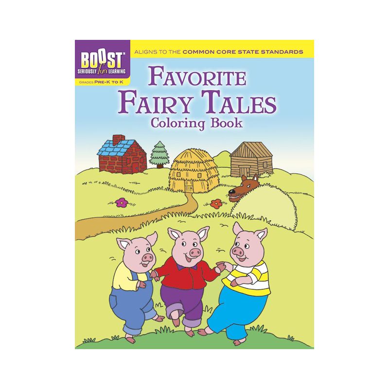 Favorite Fairy Tales Coloring Book - (Dover Classic Stories Coloring Book) by  Fran Newman-D'Amico (Paperback), 1 of 2