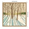 Amanti Art Winter Shadows I by Megan Meagher Canvas Wall Art Print Framed 22 x 22-in. - 3 of 4
