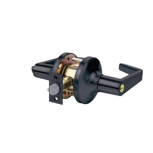 Tell Matte Black Entry Lever 2 in. - 1 of 1