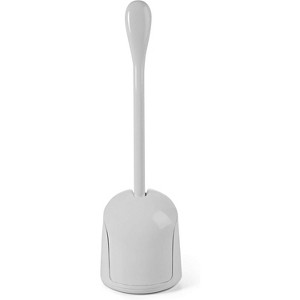 Automatic Toilet Brush with Self-Opening Canister - Hands-Free Operation, Compact and Hygienic Bathroom Storage Solution - 1 of 4