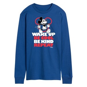 Men's - Disney - Mickey Mouse Long Sleeve Graphic T-Shirt - 1 of 4