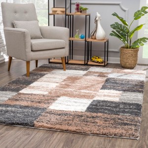 Rug Branch Contemporary Geometric Shag Indoor Rug - 1 of 4
