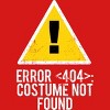 Girl's Design By Humans Halloween Error 404 Costume Not Found Apparel By COVI T-Shirt - 2 of 4