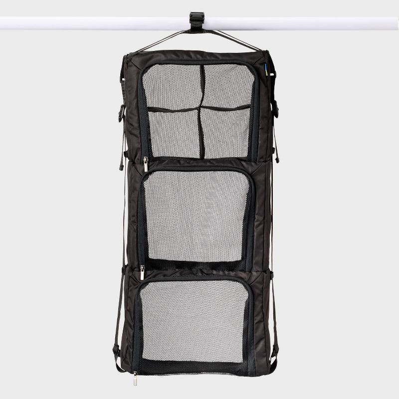 Packing Cube Shelf Black - Open Story™️: Solid Travel Luggage Accessory