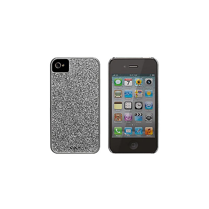Case-Mate Glam Case for iPhone 4/4S (Silver), 1 of 2