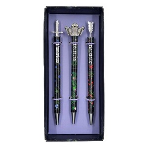 Lauren Roberts: Powerless Trilogy Pen Set (Set of 3) - (The Powerless Trilogy) by  Insight Editions (Hardcover) - 1 of 1