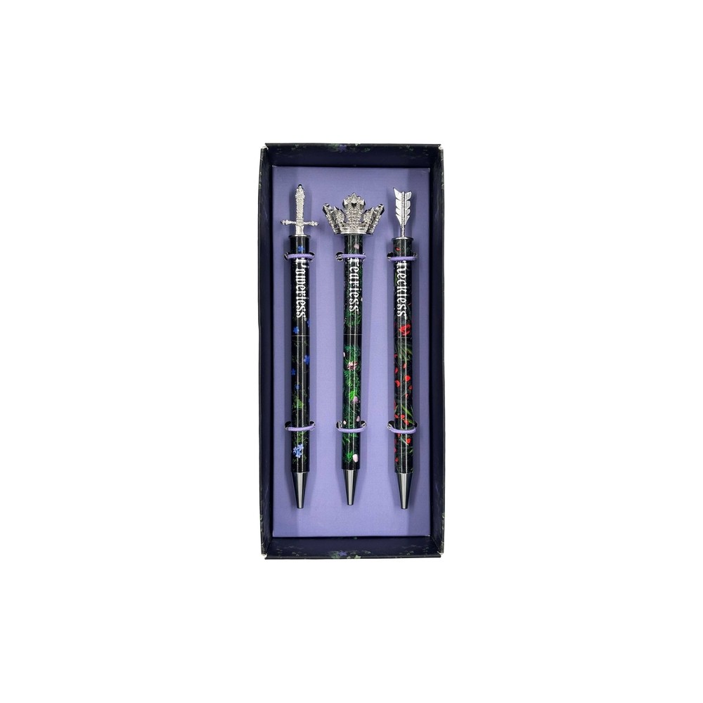 Lauren Roberts: Powerless Trilogy Pen Set (Set of 3) - by Insight Editions (Hardcover)