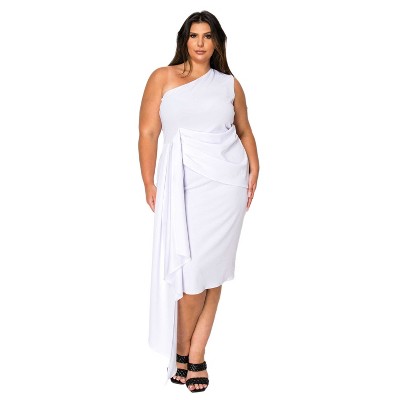 L I V D Women's Esme Front Draped Sash Dress