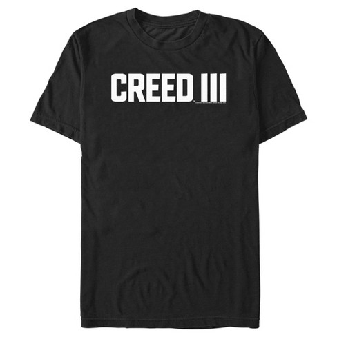 Men's Creed Iii Movie Logo White T-shirt - Black - Medium : Target