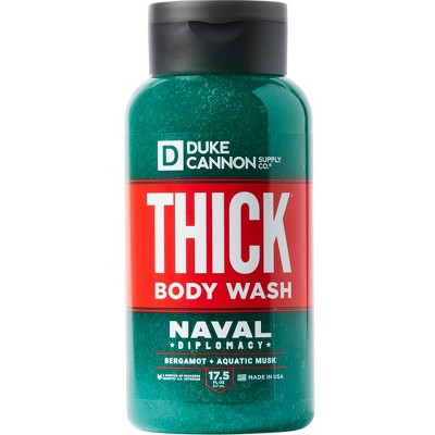Image of Duke Cannon Naval Diplomacy THICK Body Wash - Bergamot & Aquatic Musk Body Wash for Men - 17.5 fl. Oz