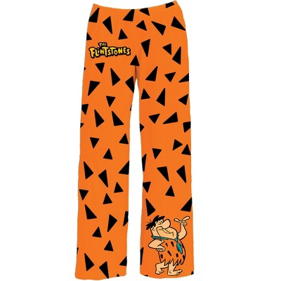 Collections Etc Fred Flintstone Colorful Drawstring Waistband Lounge Pants