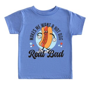 The Juniper Shop Me Wants A Hot Dog Real Bad Cartoon Toddler Short Sleeve Tee - 1 of 4
