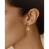 Molenia 18K Gold Seashell Pearl Earrings for Women, 925 Sterling Silver Freshwater Pearl Dangle Drop Earrings Beach Summer Jewelry Vacation Gifts - 2 of 4