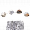 Cheer Collection Luxuriously Soft Faux Fur Throw Blanket - Marble Gray - 4 of 4