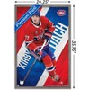 Trends International NHL Montreal Canadiens - Kirby Dach 23 Framed Wall Poster Prints - 3 of 4