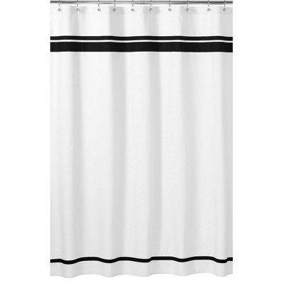 Hotel Shower Curtain Black - Sweet Jojo Designs