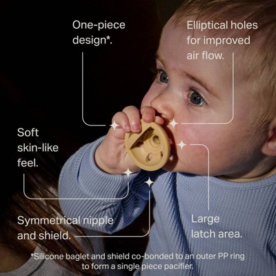 Tommee Tippee Breast Like Pacifier 6-18 Months - Pink & Blue - 4pk