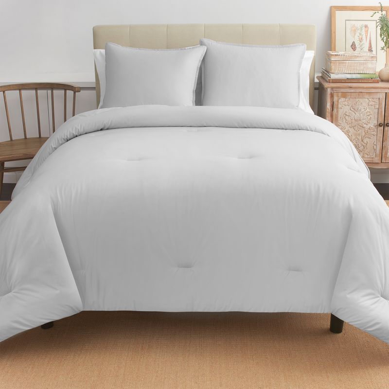 Reversible Percale Cotton Comforter Set - Boutique Living, 4 of 6