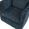 NicBex Performance Fabric Swivel Barrel Chair Modern 360-Degree Rotating Accent Chair for Living Room, Office, Lounge - 2 of 4