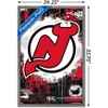 Trends International NHL New Jersey Devils - Maximalist Logo 23 Framed Wall Poster Prints - 3 of 4
