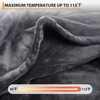 Heated Blanket Electric Throw, Soft Double-Sided Flannel Heating Blanket with 10 Hours Auto Off, Machine Washable, ETL Certification - 4 of 4