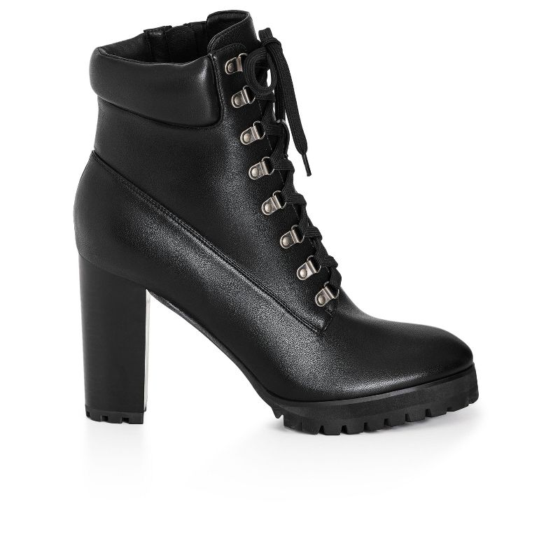 Women's Wide Fit Watson Ankle Boot - Black | CITY CHIC, 2 of 8
