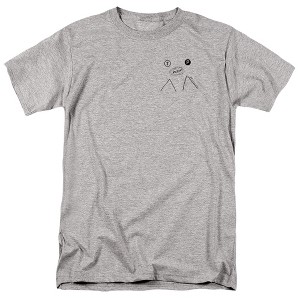 Men's Twin Peaks Peak Pie Adult T-Shirt Athletic Heather - 1 of 4