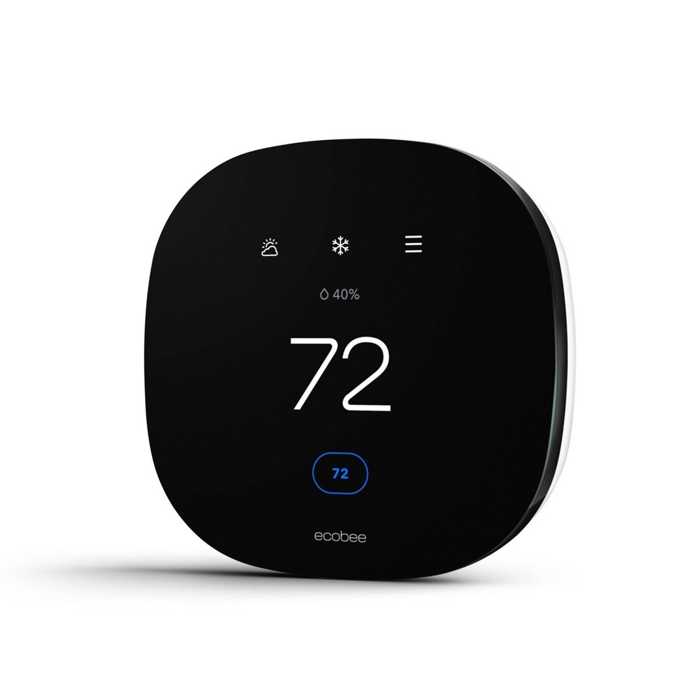 Photos - Thermostat ecobee 3 Lite Smart : Energy Star Certified, 3-Year Warranty, 4" x 4" x 0.8", Plastic, 1.23 lbs