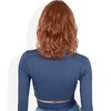 Alilang Short Wavy Bob Wig with Bangs for Women, Heat-Resistant Synthetic Hair, Curly Texture for Daily Wear- Orange - 4 of 4