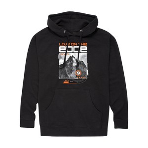 Men's - Instant Message - Live On The Edge Graphic Fleece Pullover Hoodie - 1 of 4