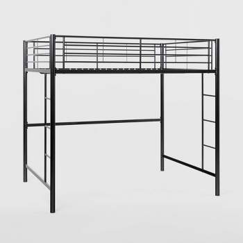 Twin Size Metal Platform Loft Bed - Saracina Home