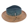 Bruno Capello Rafi Plaid Straw Fedora - 2 of 4