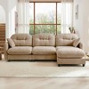 DOMETOUR Modular Sectional L Shaped Couch With Ottoman, Premium Chenille Fabric,Tufted Cushion Backrest Design for Bedrooms Living Rooms - 2 of 4