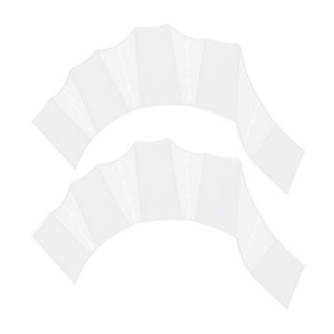 Unique Bargains Silicone Resistance Lightweight Aquatic Webbed Swimming Fins 1 Pair - 1 of 4