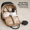 KeaBabies Diaper Bag Backpack Comes with Portable Changing Pad, Baby Bag for Mom, Baby Travel Essential - 2 of 4