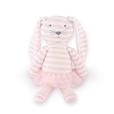 The Peanutshell Farmhouse Knit Plush Bunny