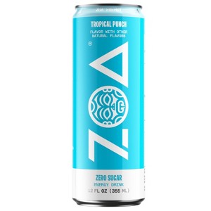 ZOA Tropical Punch Zero Sugar Energy Drink - 12 fl oz Can - 1 of 4