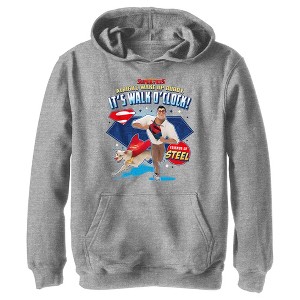 Boy's DC League of Super-Pets Superman and Krypto Walk O'Clock Pull Over Hoodie - 1 of 4