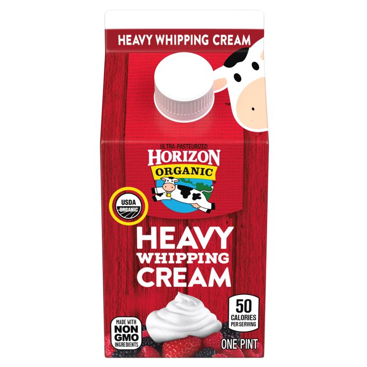 Horizon Organic Heavy Whipping Cream - 16 fl oz (1pt), 1 of 7