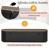 70.8" Modern Minimalist TV Stand for TVs up to 80", Freestanding Entertainment Center with 3 Drawers, 2 Cabinets & Open Shelf for Living Room - 2 of 4