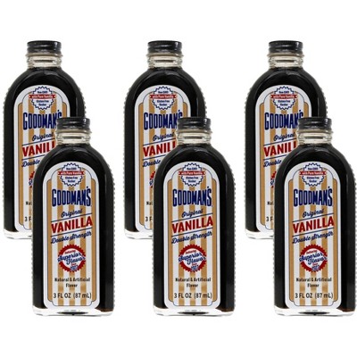 Goodmans Original Vanilla Flavor - 6 pack, 3 fo