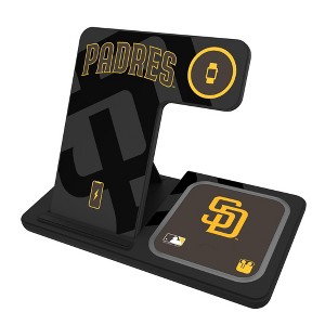 MLB National League Teams Monocolor Tilt 15-Watt 3 in 1 Charging Station - 1 of 4