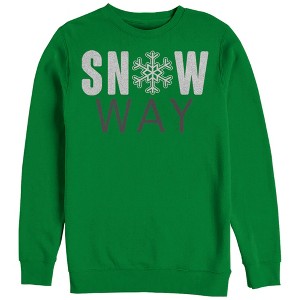 Women's Lost Gods Christmas Snow Way Sweatshirt - 1 of 3