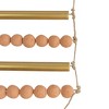 Beaded Ladder Wall Hanging Terracotta, Metal & Jute by Foreside Home & Garden - 3 of 4